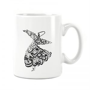 لیوان سرامیکی راویتا طرح سماع 1843 لیوان سرامیکی راویتا طرح سماع 1843