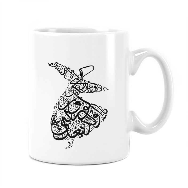 لیوان سرامیکی راویتا طرح سماع 1843 لیوان سرامیکی راویتا طرح سماع 1843