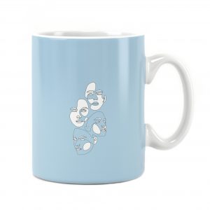 لیوان سرامیکی راویتا طرح مینیمال چهره 2244 لیوان سرامیکی راویتا طرح مینیمال چهره 2244