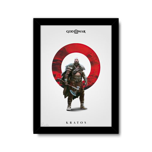 تابلو تکی راویتا طرح خدای جنگ - God of War کد 3668