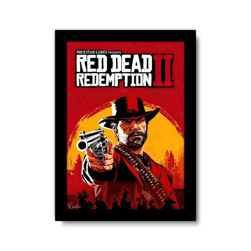 تابلو تکی راویتا طرح رد دد 2 - Red Dead Redemption 2 کد 3669