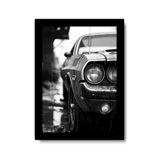 تابلو تکی راویتا طرح ماشین کلاسیک - Classic Car کد 3696