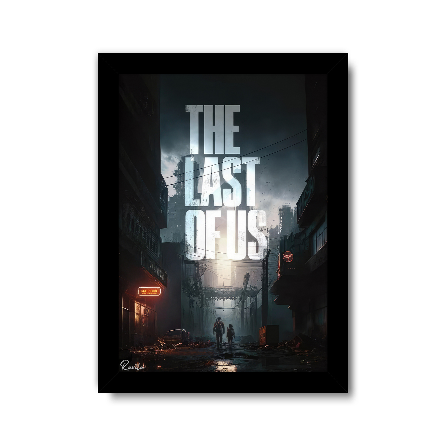 تابلو تکی راویتا طرح آخرین بازمانده - Last of Us 2 کد 3701
