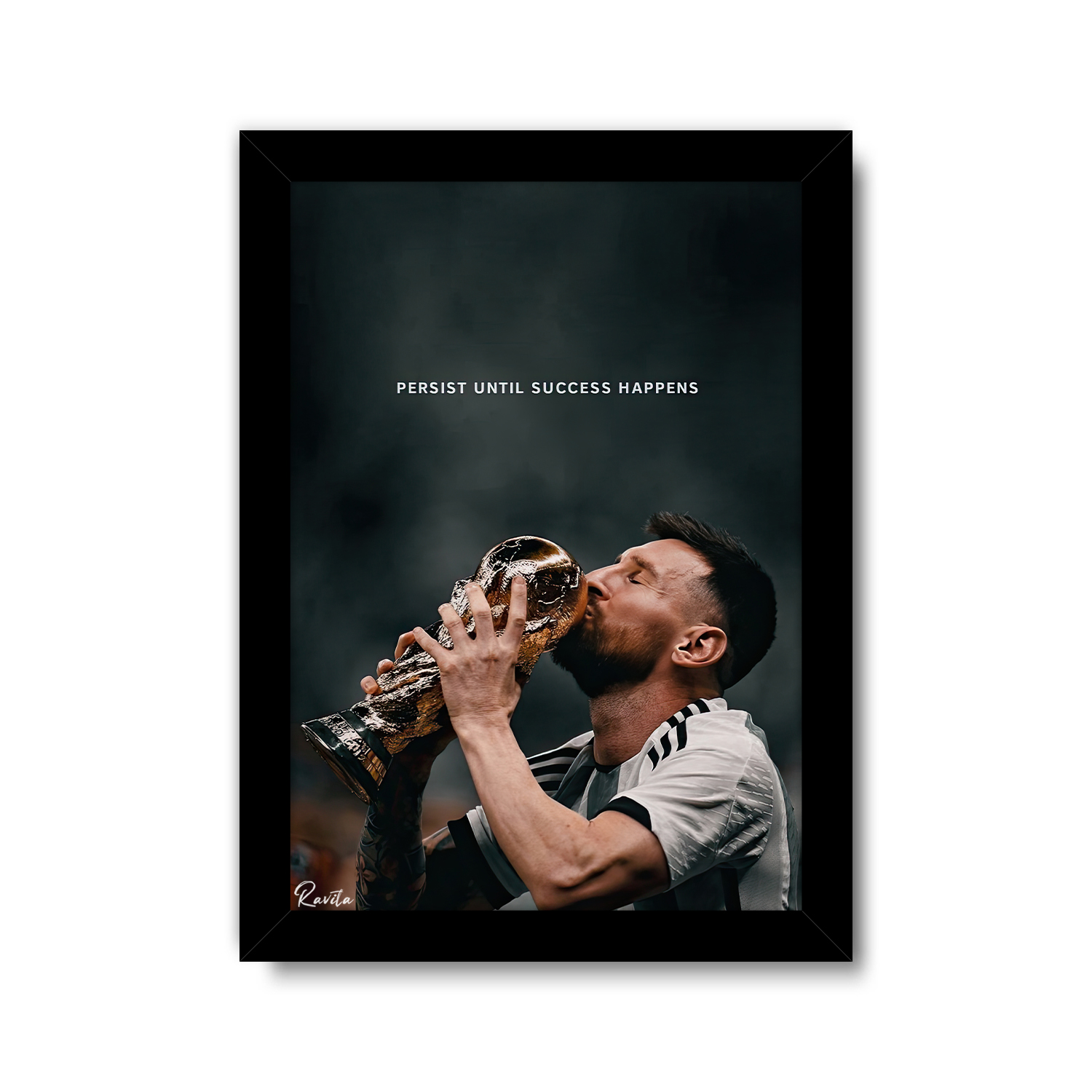 تابلو تکی راویتا طرح مسی - Messi کد 3704