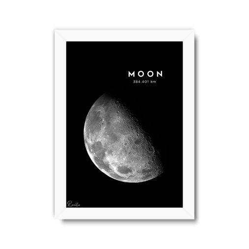 تابلو تکی راویتا طرح ماه - Moon کد 3683