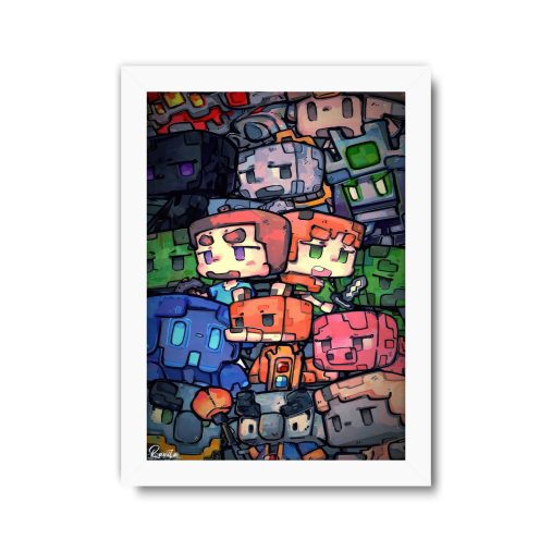 تابلو تکی راویتا طرح ماینکرافت - Minecraft کد 3698