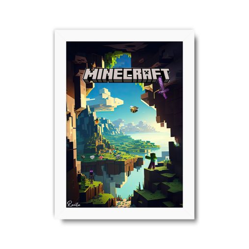 تابلو تکی راویتا طرح ماینکرافت - Minecraft کد 3699