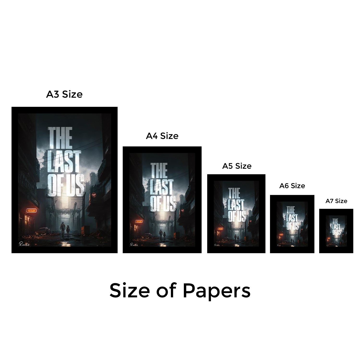 تابلو تکی راویتا طرح آخرین بازمانده - Last of Us 2 کد 3701 تابلو تکی راویتا طرح آخرین بازمانده - Last of Us 2 کد 3701