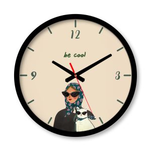 ماگ راویتا طرح دختر و گربه - be cool کد 3679