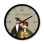 ساعت دیواری بزرگ راویتا طرح لئون ماتیلدا کد 3597