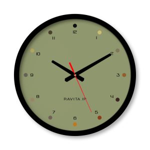 ساعت رومیزی دیواری راویتا طرح Minimal Color کد 3638 ساعت رومیزی دیواری راویتا طرح Minimal Color کد 3638