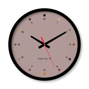 ساعت رومیزی دیواری راویتا طرح Minimal Color کد 3639 ساعت رومیزی دیواری راویتا طرح Minimal Color کد 3639
