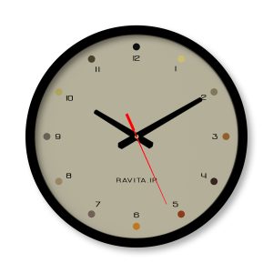 ساعت رومیزی دیواری راویتا طرح Minimal Color کد 3640 ساعت رومیزی دیواری راویتا طرح Minimal Color کد 3640
