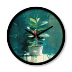 ساعت دیواری بزرگ راویتا طرح نقاشی شب پرستاره ونگوک کد 3658