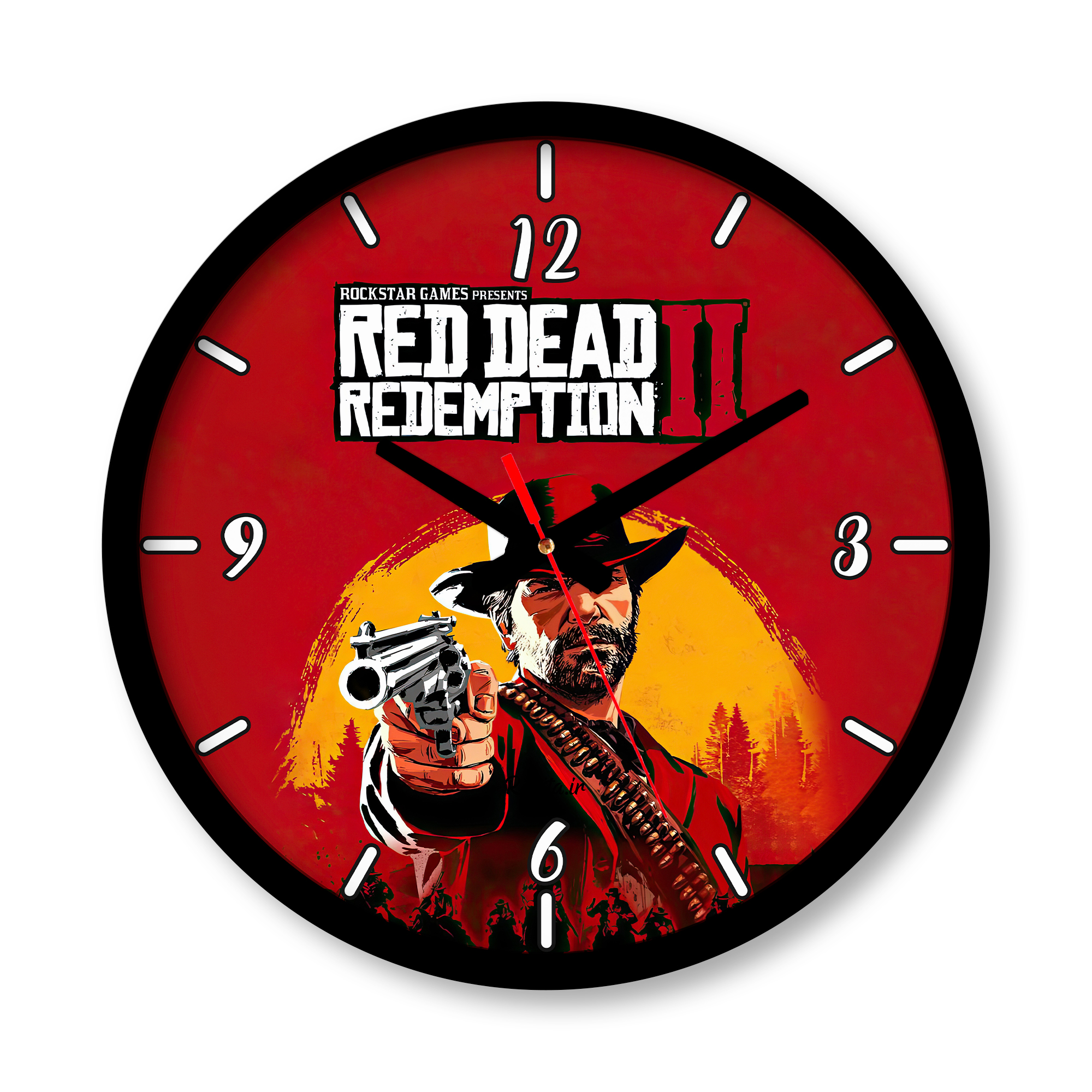 ساعت دیواری بزرگ راویتا طرح رد دد 2 - Red Dead Redemption 2 کد 3669 ساعت دیواری بزرگ راویتا طرح رد دد 2 - Red Dead Redemption 2 کد 3669