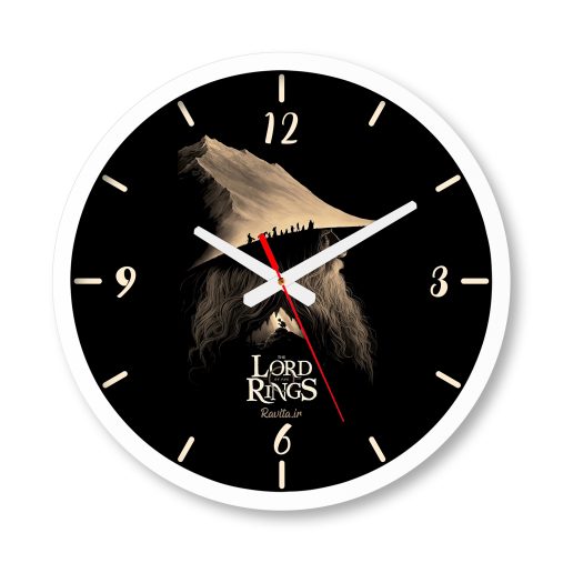 ساعت دیواری بزرگ راویتا طرح ارباب حلقه ها - Lord of The Rings کد 3712