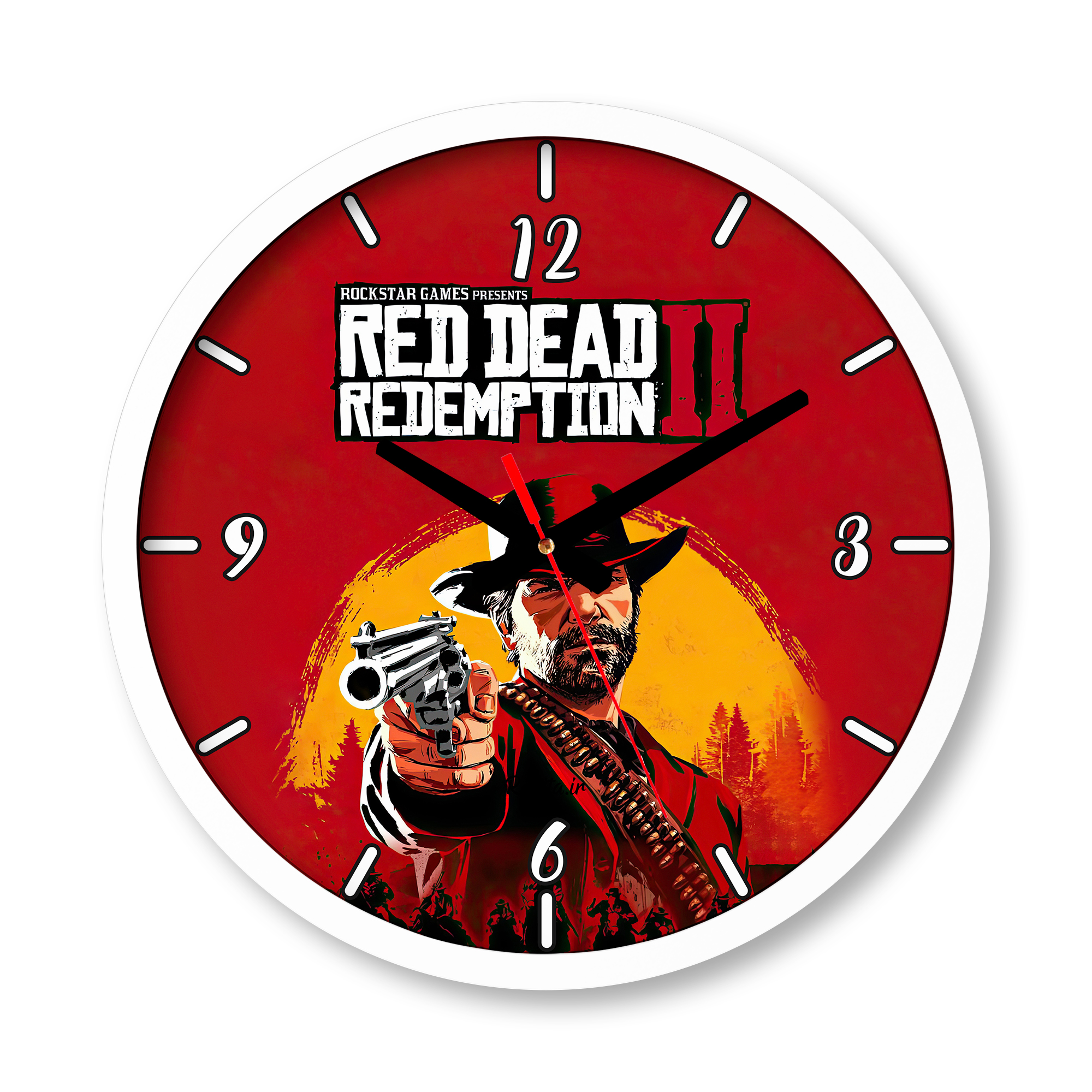 ساعت دیواری بزرگ راویتا طرح رد دد 2 - Red Dead Redemption 2 کد 3669 ساعت دیواری بزرگ راویتا طرح رد دد 2 - Red Dead Redemption 2 کد 3669