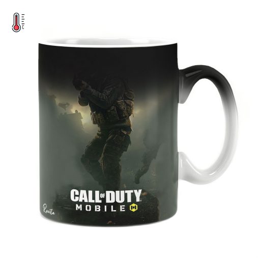 ماگ حرارتی راویتا طرح کالاف دیوتی موبایل - Call of Duty کد 3702