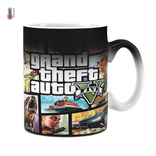 ماگ حرارتی راویتا طرح GTA V کد 3664