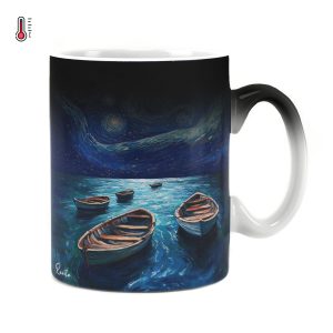 تابلو تکی راویتا طرح سبک ون گوک و قایق - Van Gogh's style and the boat کد 3671 تابلو تکی راویتا طرح سبک ون گوک و قایق - Van Gogh's style and the boat کد 3671
