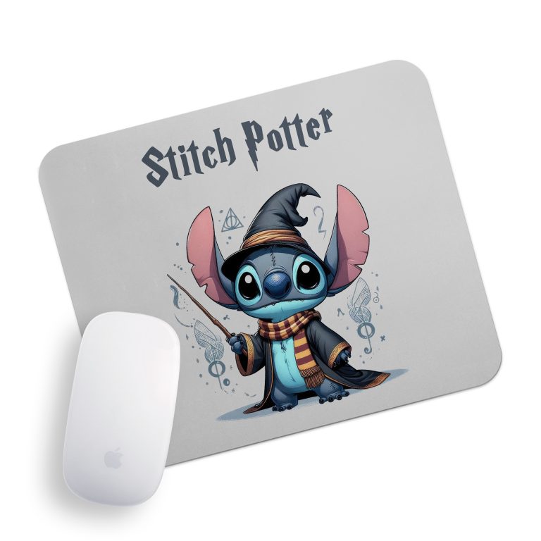 موس پد کارتونی Stitch در لباس هری پاتر – «Stitch Potter»