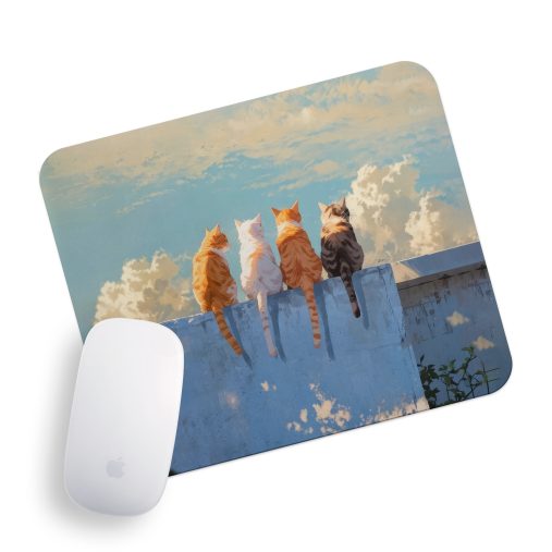 پد موس راویتا طرح گربه ها رو دیوار - Cats on the Wall کد 3678