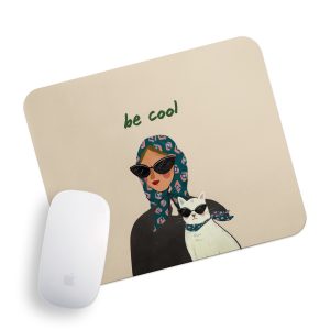 ماگ راویتا طرح دختر و گربه - be cool کد 3679