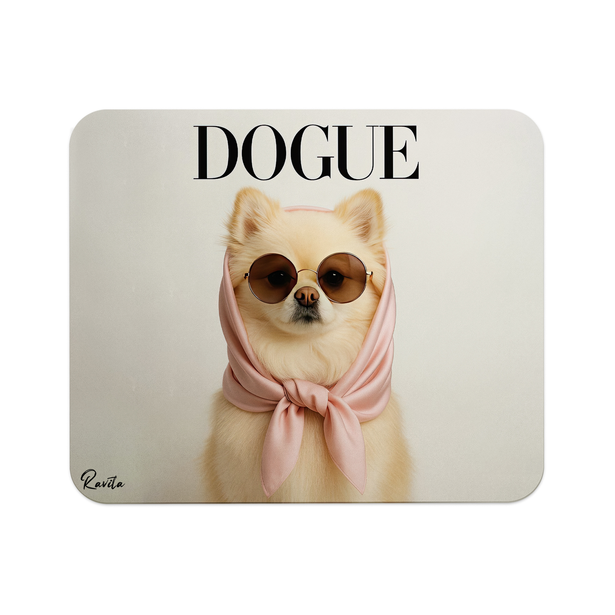 پد موس راویتا طرح خانم سگ - Mrs Dog کد 3706 پد موس راویتا طرح خانم سگ - Mrs Dog کد 3706