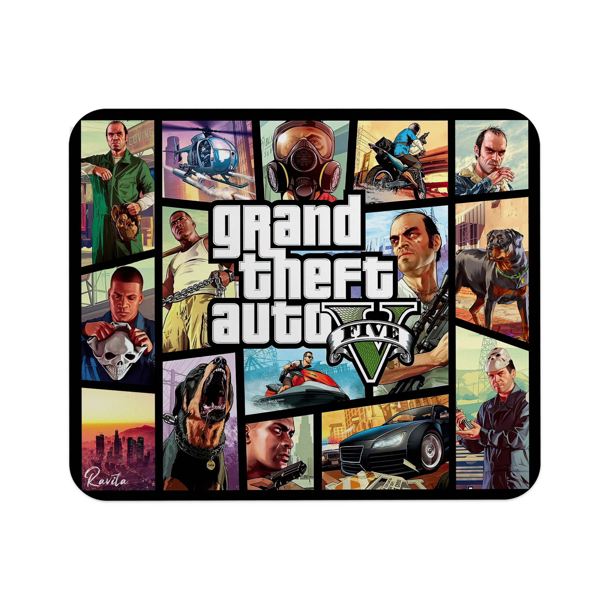 پد موس راویتا طرح GTA V کد 3664 پد موس راویتا طرح GTA V کد 3664