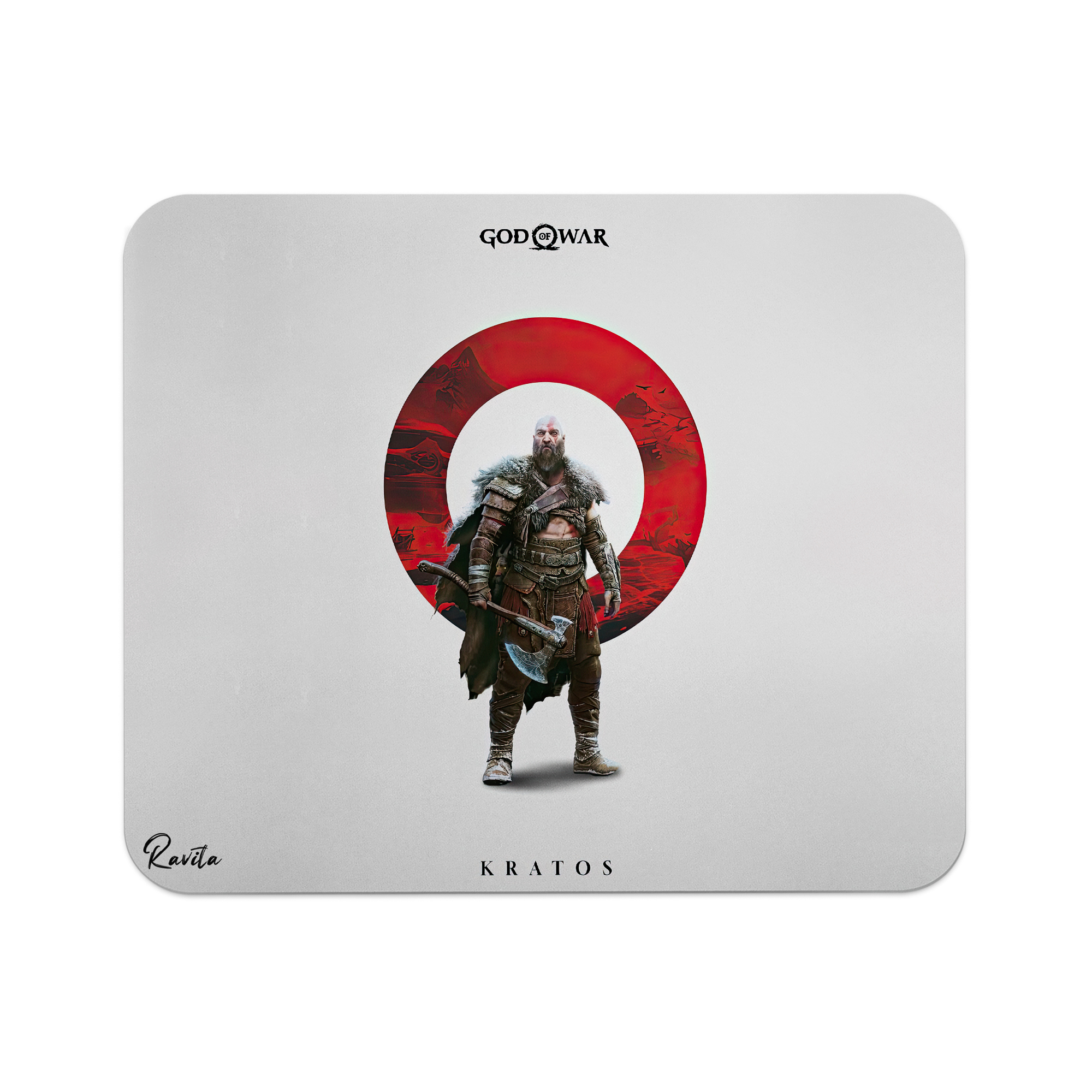 پد موس راویتا طرح خدای جنگ - God of War کد 3668 پد موس راویتا طرح خدای جنگ - God of War کد 3668