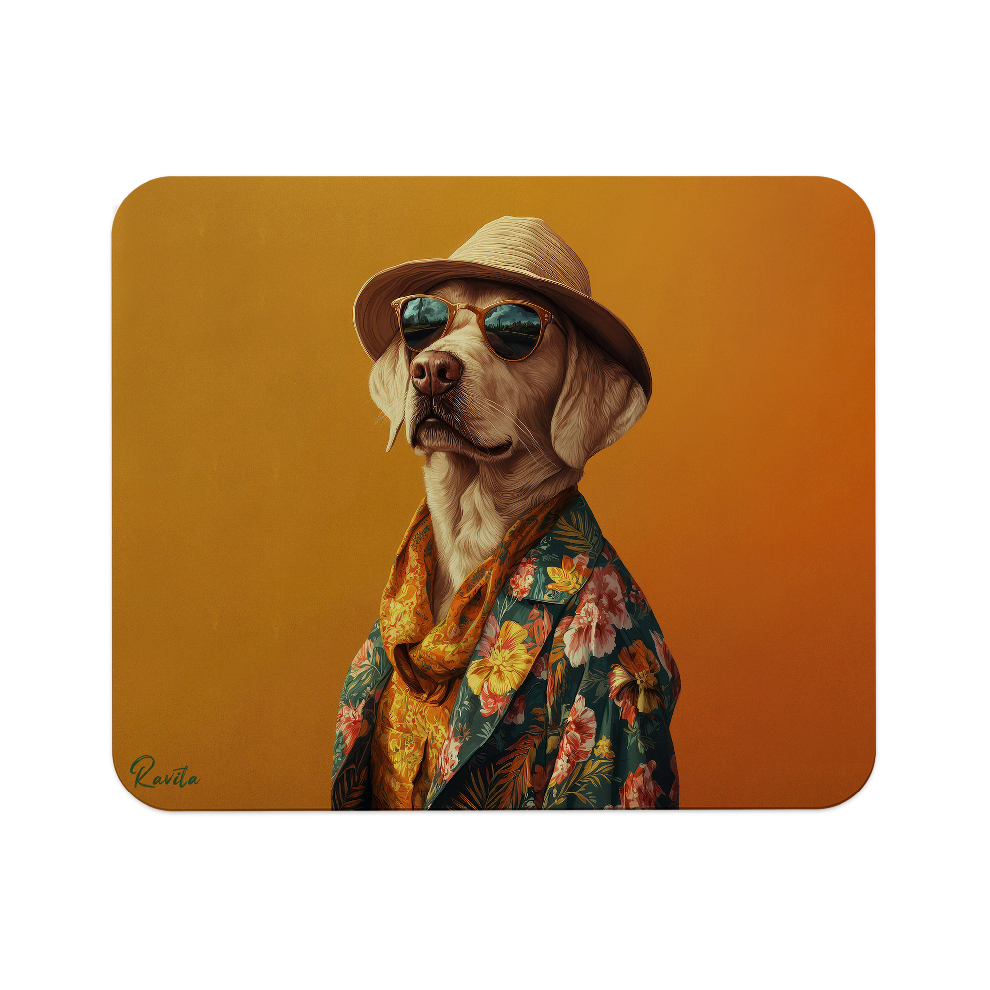 پد موس راویتا طرح سگ خوشتیپ - Handsome Dog کد 3680 پد موس راویتا طرح سگ خوشتیپ - Handsome Dog کد 3680