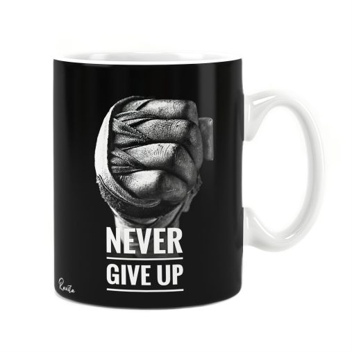 ماگ راویتا طرح هرگز تسلیم نشو - Never Give Up کد 3693