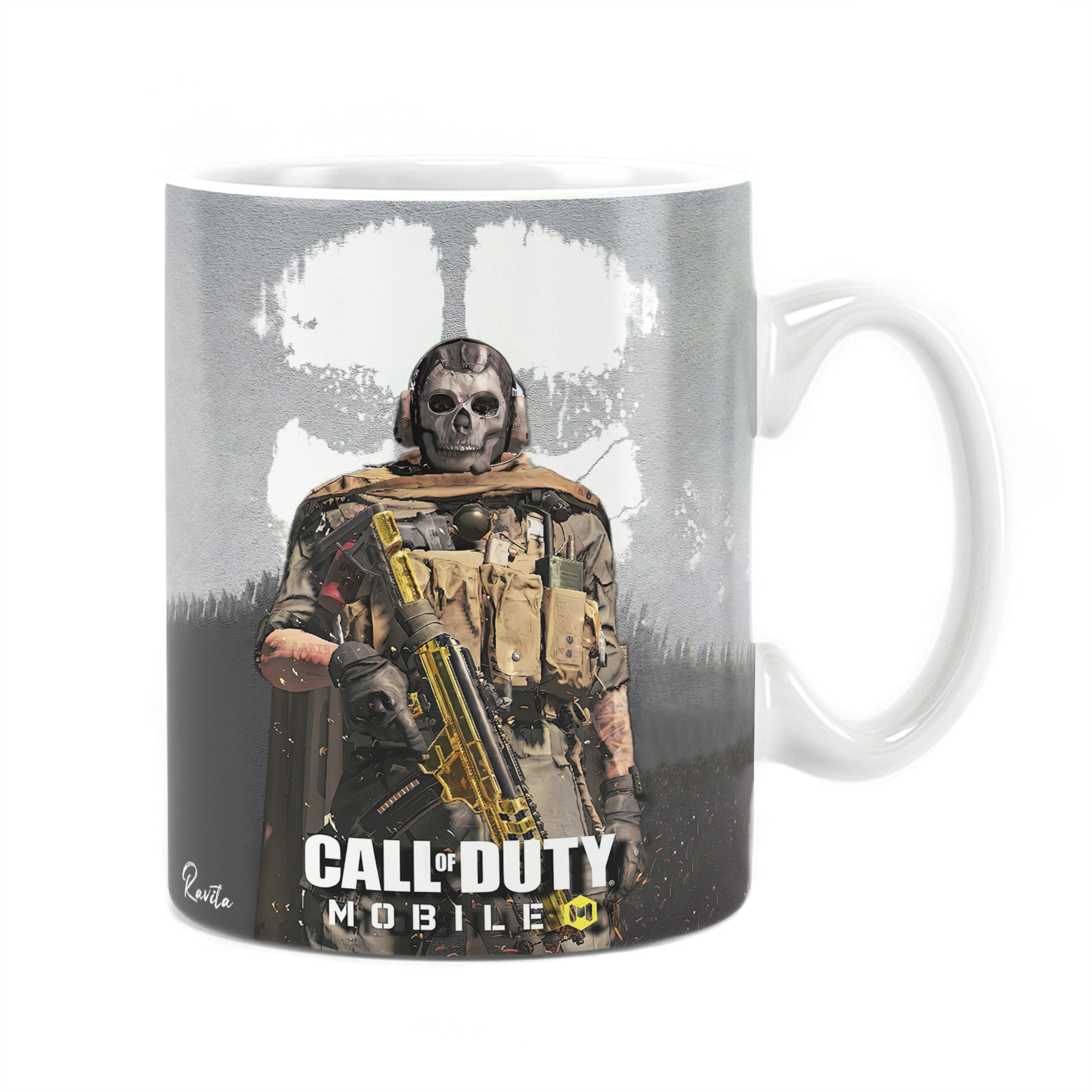 ماگ حرارتی راویتا طرح کالاف دیوتی موبایل - Call of Duty کد 3703 ماگ حرارتی راویتا طرح کالاف دیوتی موبایل - Call of Duty کد 3703