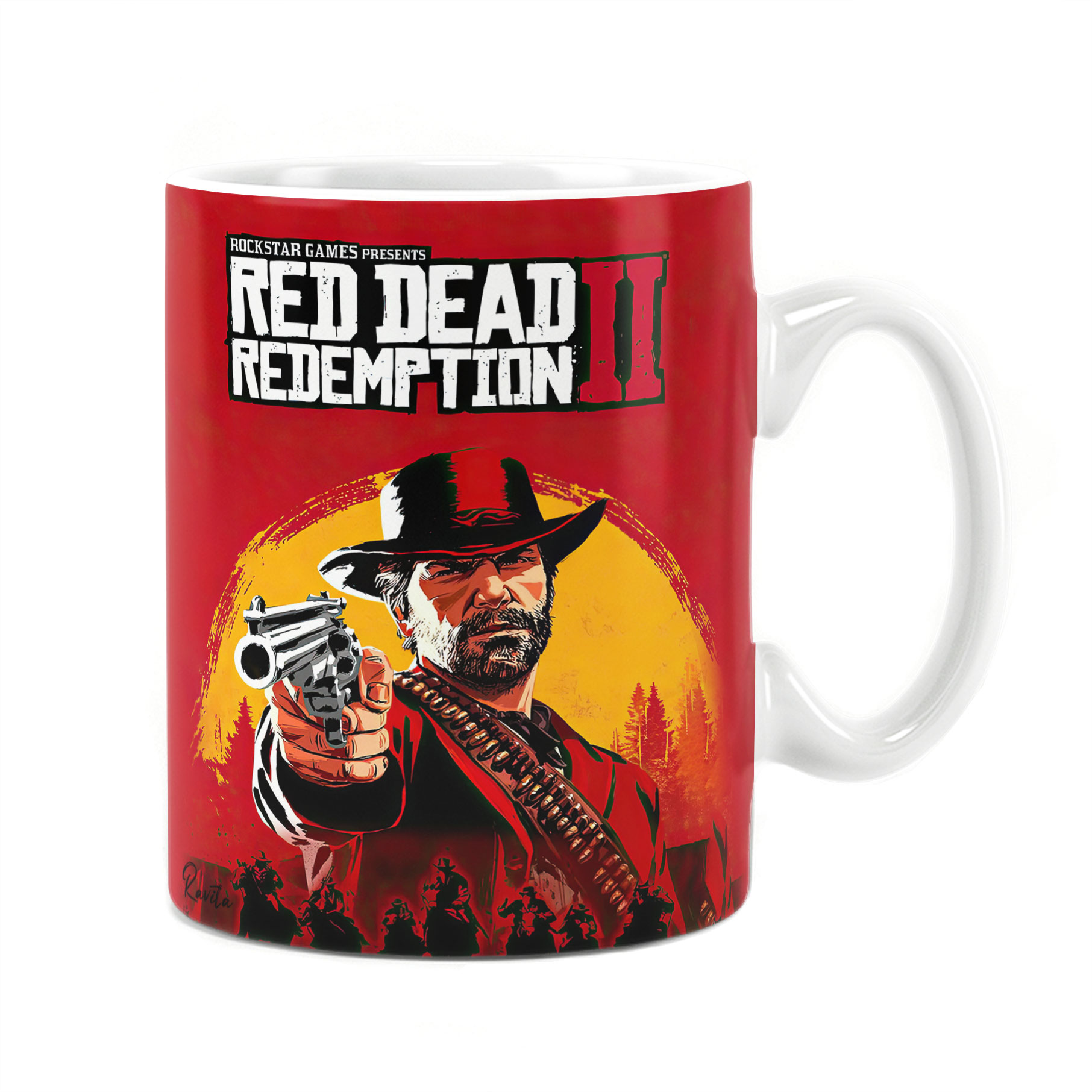 ماگ حرارتی راویتا طرح رد دد 2 - Red Dead Redemption 2 کد 3669 ماگ حرارتی راویتا طرح رد دد 2 - Red Dead Redemption 2 کد 3669