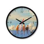 ساعت رومیزی دیواری راویتا طرح دختر و گربه - be cool کد 3679 ساعت رومیزی دیواری راویتا طرح دختر و گربه - be cool کد 3679