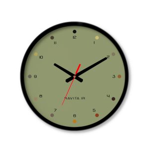 ساعت دیواری بزرگ راویتا طرح Minimal Color کد 3638