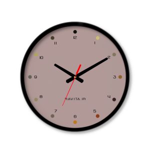 ساعت دیواری بزرگ راویتا طرح Minimal Color کد 3639