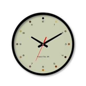 ساعت دیواری بزرگ راویتا طرح Minimal Color کد 3642