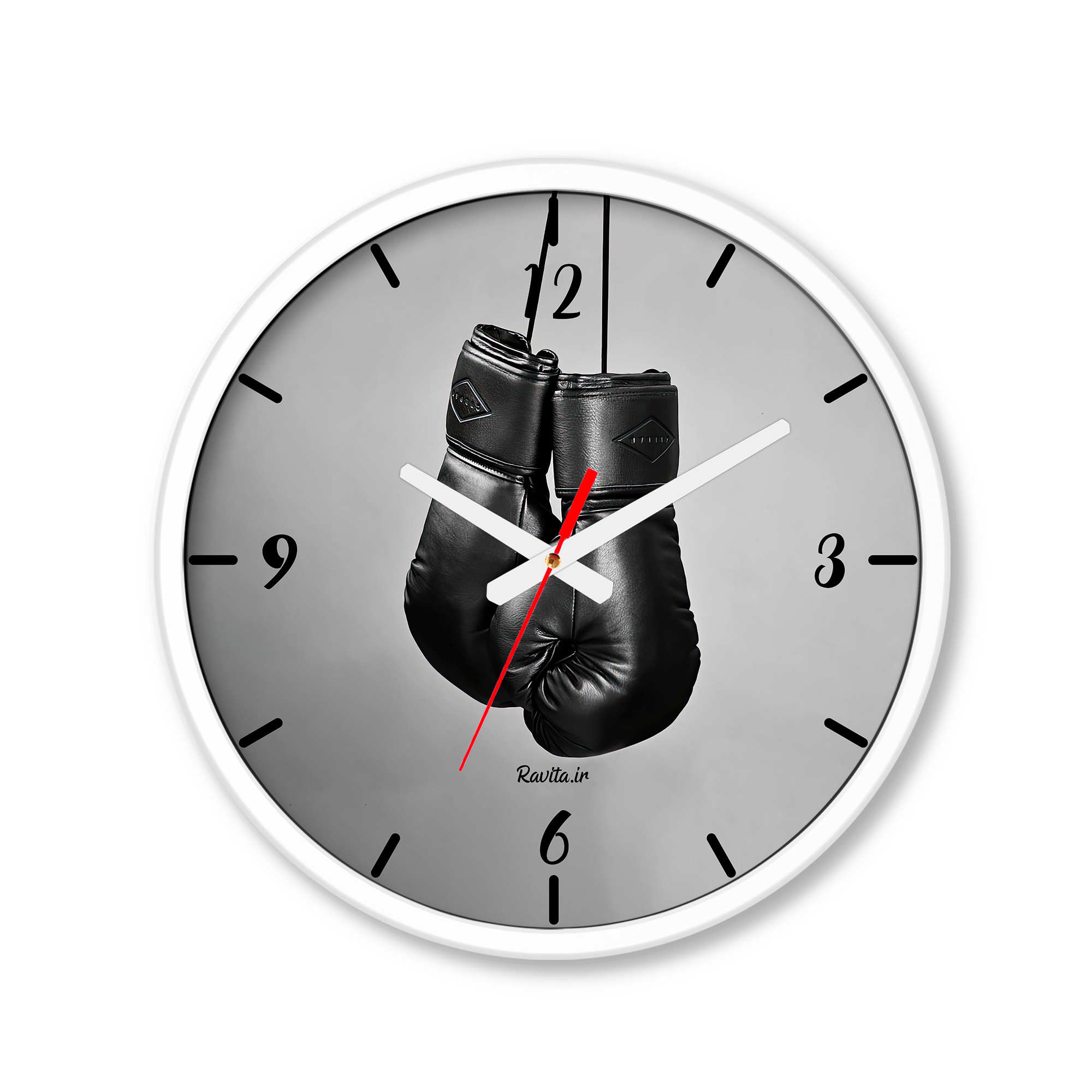 ساعت رومیزی دیواری راویتا طرح مبارز بوکس - Boxing Fighter کد 3694 ساعت رومیزی دیواری راویتا طرح مبارز بوکس - Boxing Fighter کد 3694