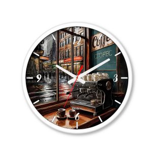 ساعت دیواری بزرگ راویتا طرح کافی شاپ - Coffee Shop کد 3723 ساعت دیواری بزرگ راویتا طرح کافی شاپ - Coffee Shop کد 3723