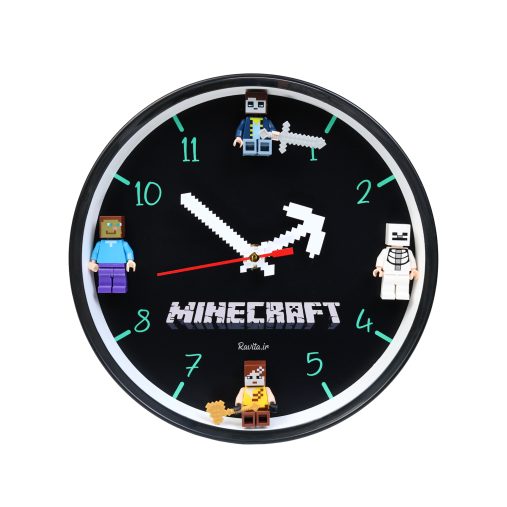 ساعت رومیزی دیواری لگودار ماینکرفت راویتا Minecraft LEGO - B
