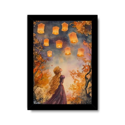 تابلو تکی راویتا طرح راپونزل - Rapunzel کد 3835