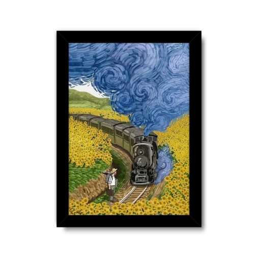 تابلو تکی راویتا طرح نقاشی سبک ون گوک – van gogh کد 3840