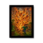 تابلو تکی راویتا طرح نقاشی دختری در طبیعت - painting کد 3735 تابلو تکی راویتا طرح نقاشی دختری در طبیعت - painting کد 3735