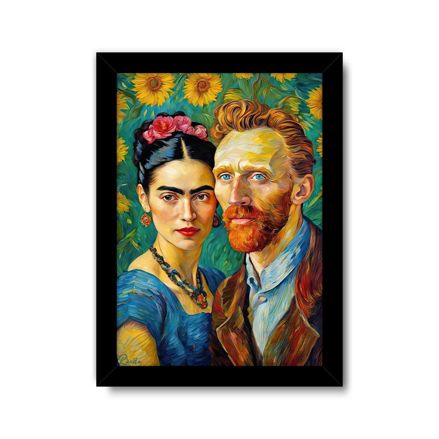 تابلو تکی راویتا طرح فریدا کالو - Frida Kahlo کد 3746 تابلو تکی راویتا طرح فریدا کالو - Frida Kahlo کد 3746