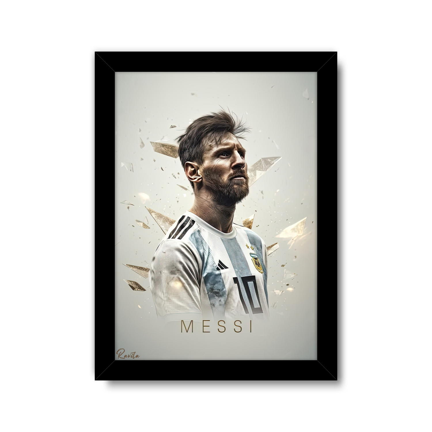 تابلو تکی راویتا طرح مسی - Messi کد 3749 تابلو تکی راویتا طرح مسی - Messi کد 3749