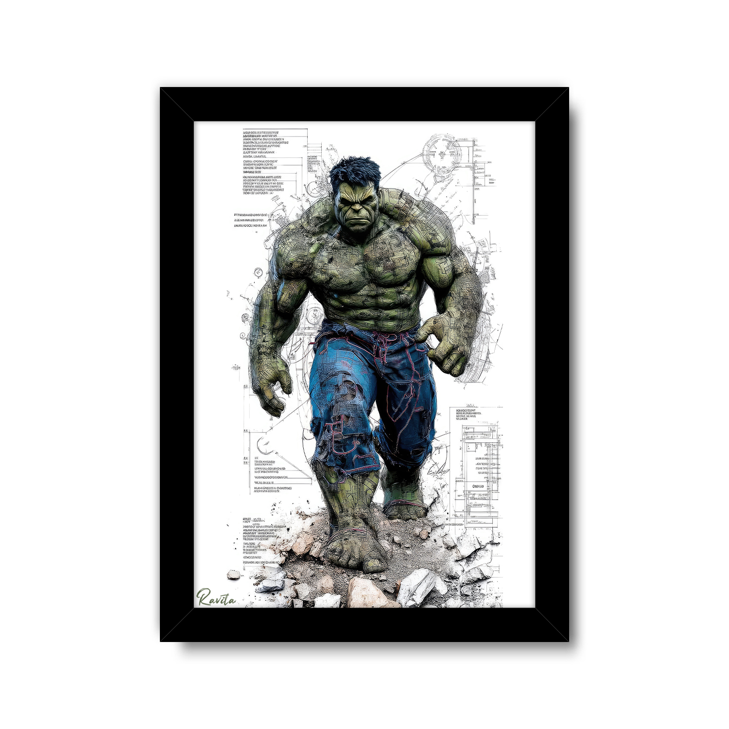 تابلو تکی راویتا طرح مارول - Marvel کد 3755 تابلو تکی راویتا طرح مارول - Marvel کد 3755