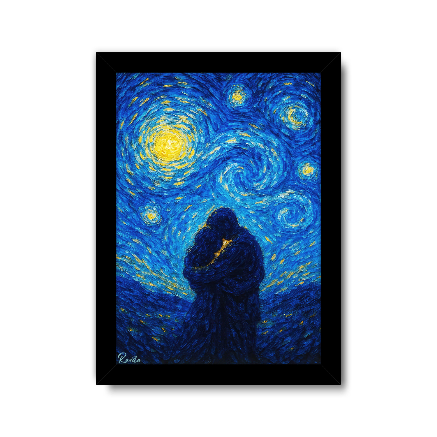 تابلو تکی راویتا طرح عاشقانه ونگوک - Van Gogh Love کد 3814 تابلو تکی راویتا طرح عاشقانه ونگوک - Van Gogh Love کد 3814