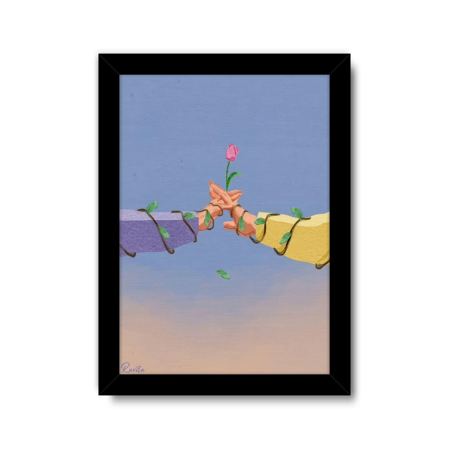 تابلو تکی راویتا طرح عاشقانه دونفره - Valentine کد 3823 تابلو تکی راویتا طرح عاشقانه دونفره - Valentine کد 3823