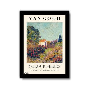 ساعت دیواری بزرگ راویتا طرح نقاشی سبک ون گوک – van gogh کد 3829